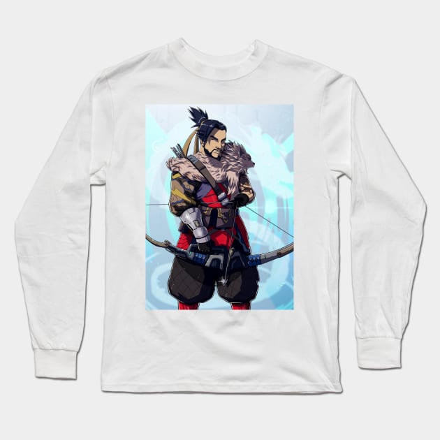 Hanzo Long Sleeve T-Shirt by DeyvidEndo182